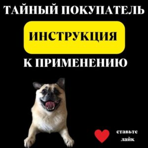 Тайный покупатель. Инструкция к применению